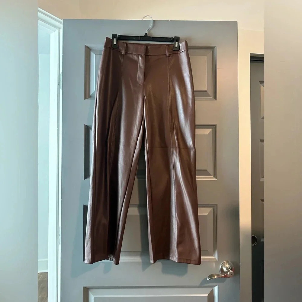 avec Les Filles Wide Leg Crop Pant size medium NWT - Picture 2 of 11